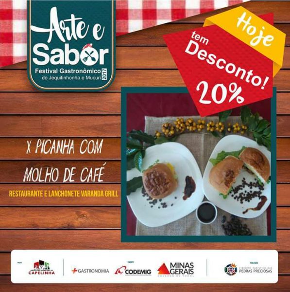 X Picanha com Molho de Café é o prato de abertura do Festival Gastronômico