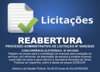 PROCESSO ADMINISTRATIVO DE LICITAÇÃO Nº 40/2025