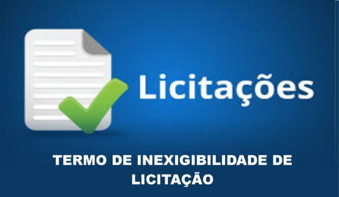 TERMO DE INEXIGIBILIDADE DE LICITAÇÃO