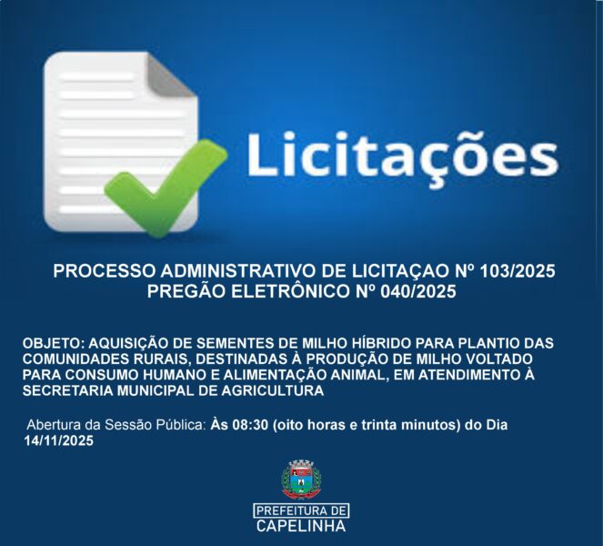 PROCESSO ADMINISTRATIVO DE LICITAÇAO Nº 103 2025