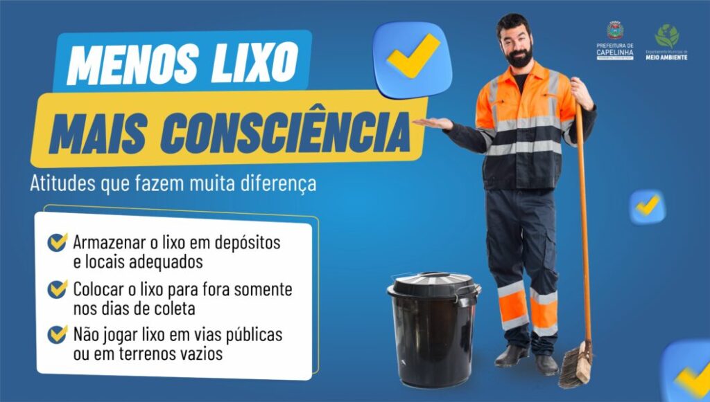 MENOS LIXO MAIS CONSCIENTIZAÇÃO